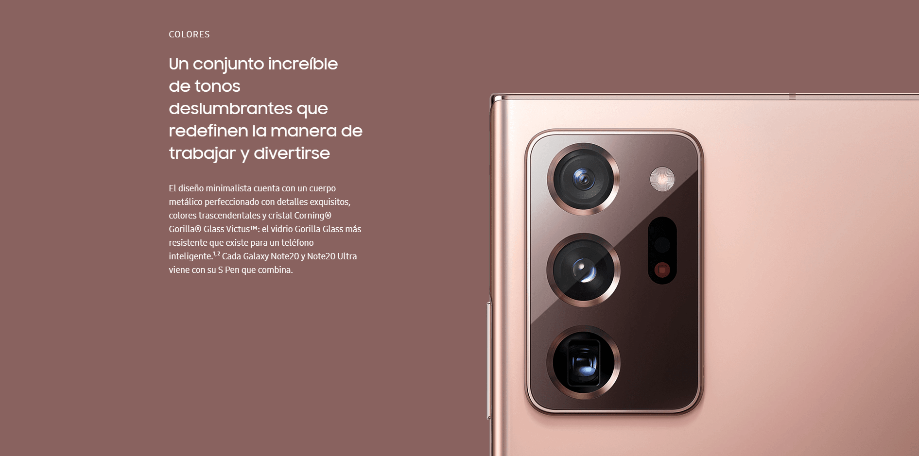 Galaxy Note20 y Note20 Ultra