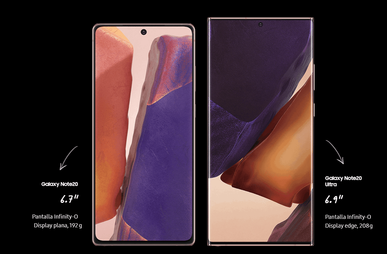 Galaxy Note20 y Note20 Ultra