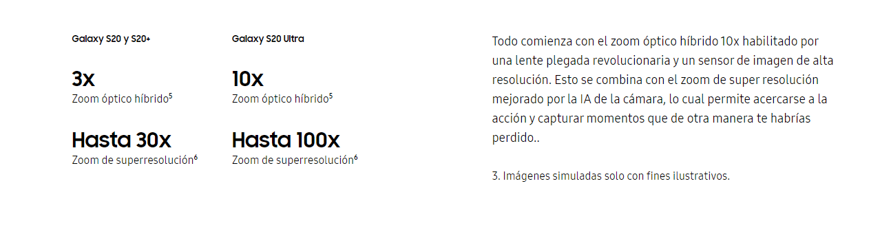 Galaxy S20 S20+ y S20 Ultra